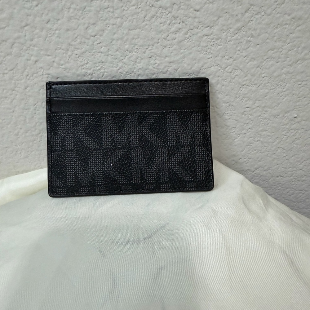 Michael Kors Monogram Black Card Holder